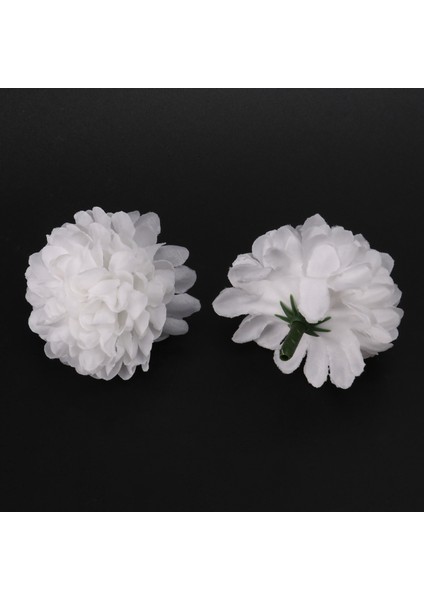 30 Adet Karanfil Zanaat Yapay Çiçek Ipek Küresel Kafaları Düğün Dekor Beyaz (Yurt Dışından) indirimleri