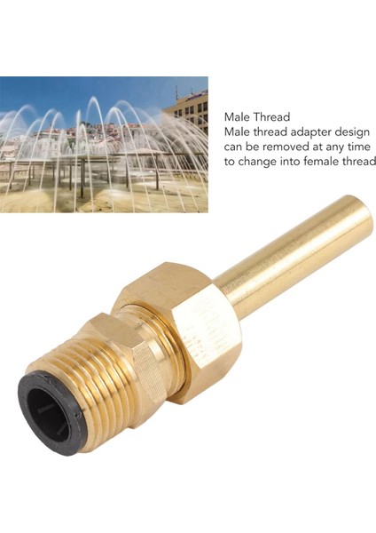 4 Adet Doğrudan Jet Bakır Su Çeşmesi Nozulu, Çeşme Parçaları Başlıkları Su Peyzaj Etkisi G1/2 (Yurt Dışından) fiyatları