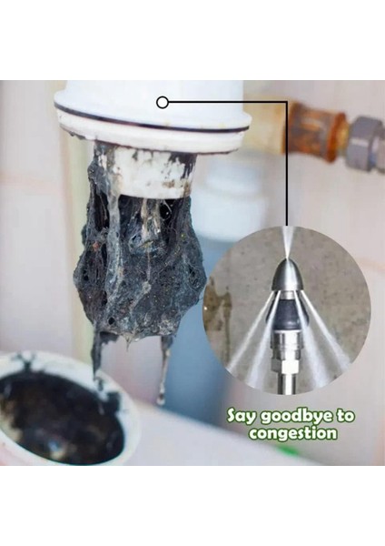 Kanalizasyon Temizleme Aracı Yüksek Basınç Nozulu, Drenaj Burguları, Boru Tıkanıklığını Açmak Için Temizleme Araçları - Drenaj Tıkanıklığı Sökücü (Yurt Dışından) modelleri