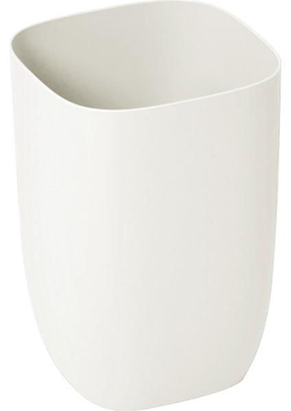 Banyo Çöp Kutusu Küçük Ofis Kutusu Plastik Atık Kağıt Çöp Kutusu Banyo Yatak Odası Oturma Odası Için Modern Çöp Kutusu Beyaz (Yurt Dışından)