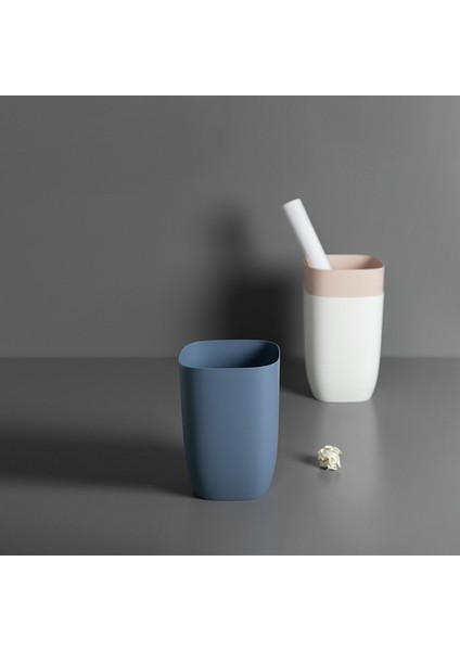 Banyo Çöp Kutusu Küçük Ofis Kutusu Plastik Atık Kağıt Çöp Kutusu Banyo Yatak Odası Oturma Odası Için Modern Çöp Kutusu Beyaz (Yurt Dışından) indirimleri