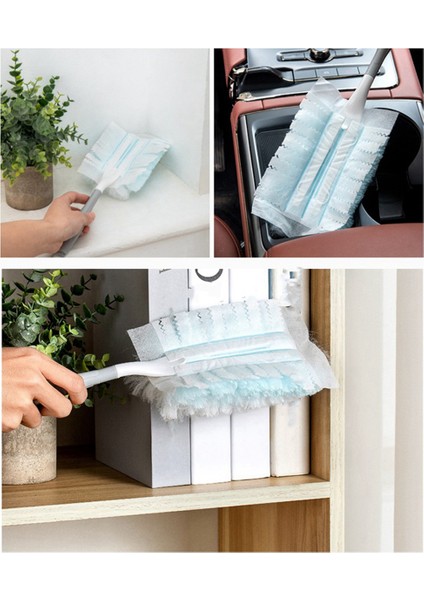 60 Adet Silgi Yedekler Elektrostatik Silgi Ev Tavan Mobilyası Için 2 Kulplu Temizlik Için Çok Yüzeyli Toz Alma (Yurt Dışından) fırsatları