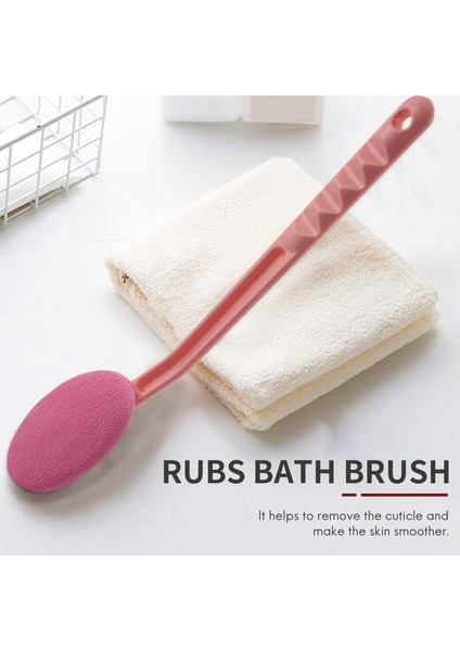 2 Pembe ve Mavi Sırt Masajı ve Masaj Banyo Fırçası Kolay Losyon Aplikatörü, Ekstra Uzun Sap, Vücut Bakımı Için Harika (Yurt Dışından) modelleri