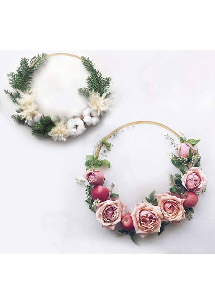 Dream Catcher Yüzükler 12 Adet Ahşap Bambu Çiçek Çember Dıy Çelenk Dekor Düğün Çelenk Dekor ve Duvar Asılı El Sanatları (Yurt Dışından) fırsatları