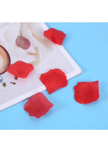 Düğün Dekorasyonu Için 100 Adet Gül Yaprakları Yapay Çiçekler - Kademeli Kırmızı (Yurt Dışından) modelleri