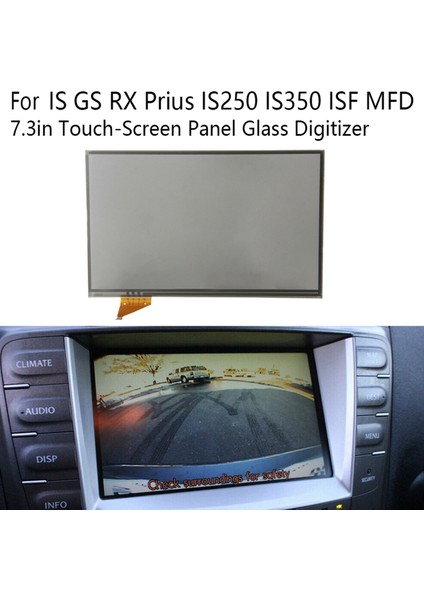 Lexus Is Gs Rx Prius IS250 IS350 Isf Mfd Radyo Navigasyon Için 7.3 Inç Dokunmatik Ekran Panel Cam Sayısallaştırıcı (Yurt Dışından) fiyatları