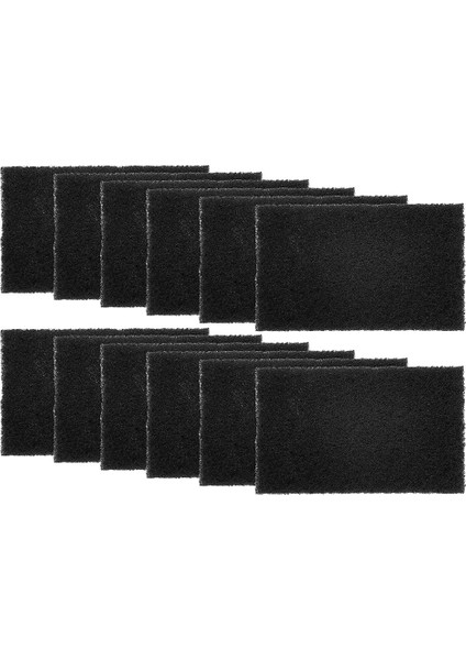 12'li Paket Çöp Kutusu Emici Filtreler, Çöp Kutuları Için Aktif Kömür Arındırıcı Koku Giderici, Kompost Kovaları-Dikdörtgen (Yurt Dışından)