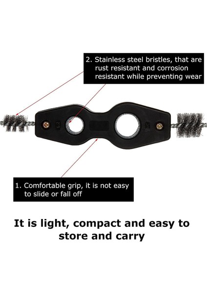 4 Adet Bakır Boru Fırçaları, Boru Temizleme Aleti Bakır Boru Temizleme Aleti Bağlantı Fırçaları Bakır Boru, Sıhhi Tesisat Için (Yurt Dışından) indirimleri