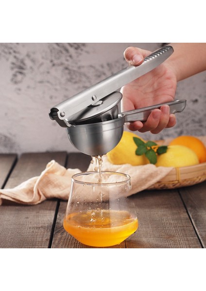Limon Sıkacağı Paslanmaz Çelik Manuel Limon Sıkacağı Ev Meyve Suyu Manuel Sıkacağı Bulaşık Makinesinde Temizlenebilir (Yurt Dışından) fiyatları