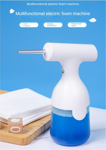 350ML Otomatik Elektrikli Köpük Dağıtıcı Banyo Akıllı Yı Sürekli Köpüren Şampuan Deterjan Kacık Püskürtücü (Yurt Dışından) fırsatları