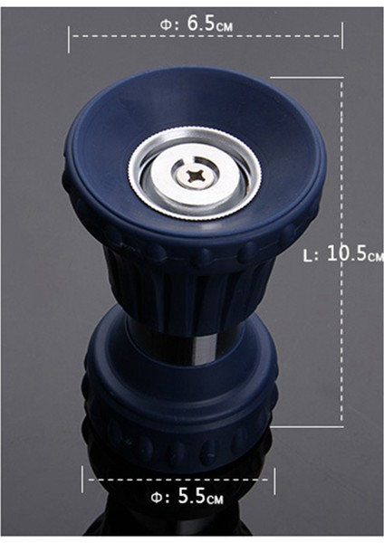 Bahçe Hortumu Için Yangın Hortumu Nozulu, Ağır Hizmet Tipi Itfaiyeci Tarzı Bahçe Hortumu Nozulları, Sızdırmaz ve Ayarlanabilir Su Nozulu (Yurt Dışından) modelleri