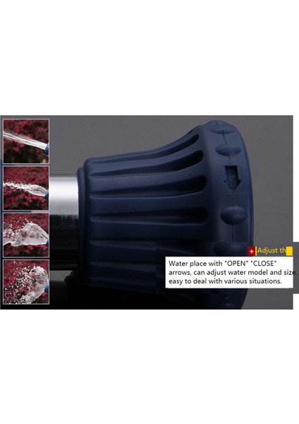 Bahçe Hortumu Için Yangın Hortumu Nozulu, Ağır Hizmet Tipi Itfaiyeci Tarzı Bahçe Hortumu Nozulları, Sızdırmaz ve Ayarlanabilir Su Nozulu (Yurt Dışından) indirimleri