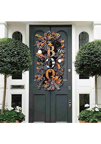 Cadılar Bayramı Swag Çelengi Sonbahar Çelengi, Ön Kapı Için Cadılar Bayramı Swag Çelengi, Cadılar Bayramı Örümcek, Ağ ve Kurdeleler Swag Çelengi (Yurt Dışından) modelleri