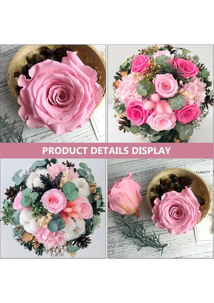 6 Adet Korunmuş Yaşam Çiçeği 5-6 cm Gül Baş Düğün Partisi Dekorasyonu Sevgili Anneler Günü Dıy El Yapımı Hediye Çiçekler, E (Yurt Dışından) fırsatları