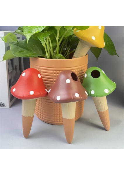 Terracotta Sulama Spikes , 4 Adet Otomatik Sulama Spikes, Iç Mekan Dış Mekan Bitki Sulama Küreleri Sulama (Yurt Dışından)