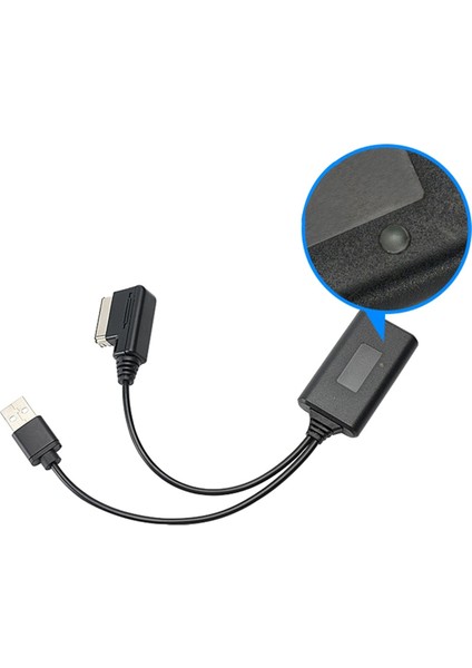 Araba 2'si 1 Arada Bluetooth Kablosu USB Araba Müzik Bluetooth Aux Ses Kablosu Audi Amı Mmı 2g Aksesuarı Için Araba Şarj Kablosu (Yurt Dışından) modelleri