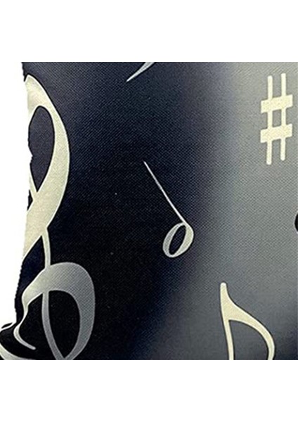 Müzik Notası Atmak Minder Örtüsü Atmak Yastık Örtüsü Yeni Yaşam Serisi Dekoratif Kırlent Kılıfı Çift Taraflı Tasarım, D (Yurt Dışından) fırsatları