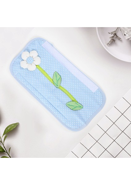 Adet Pastoral Çiçek Puantiyeli Kapı/buzdolabı Kulp Kılıfı Buzdolabı Kapı Kolu Eldiven Ev Dekor Mutfak Aksesuarları Mavi (Yurt Dışından) fırsatları