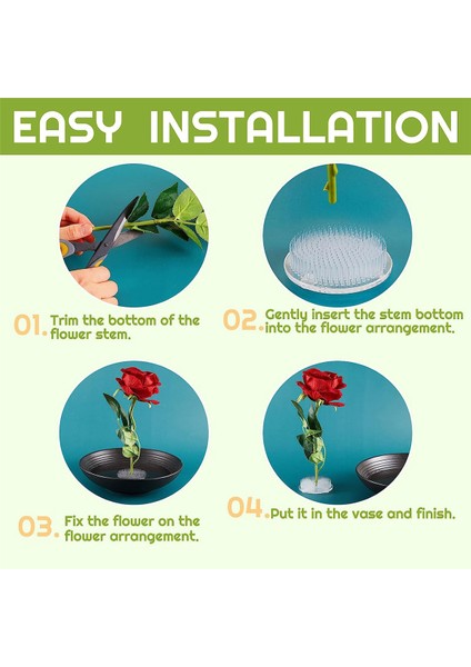 Plastik Çiçek Kurbağa Pin Tutucu Çiçek Aranjör Kurbağa Japon Süslemeleri Çiçek Sabit Araçlar Çiçek Aranjmanı 4 Adet (Yurt Dışından) modelleri