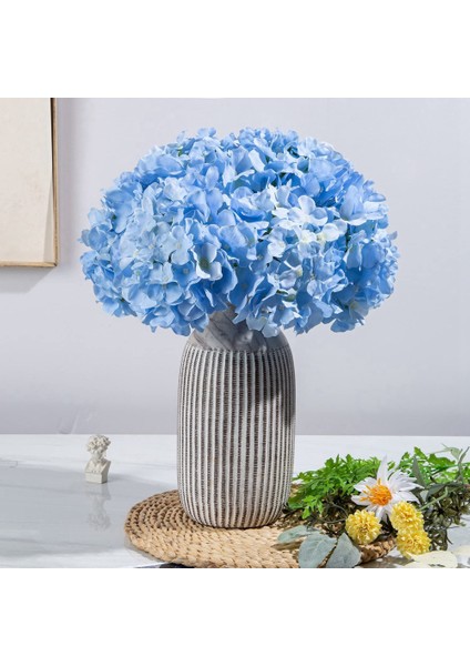 Açık Mavi Ortanca Ipek Çiçek Başları 20'li Tam Ortanca Çiçekleri Yapay Saplı Paket Düğün Için (Yurt Dışından) fiyatları