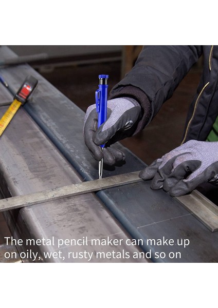 Boru Tesisatçısı Kaynakçı Çelik Konstrüksiyon Için 7pcs 2.8mm Yedekler Dahili Kalemtıraş ile Uzun Burunlu Çizgi Kaynakçı Kalemi (Yurt Dışından) fiyatları