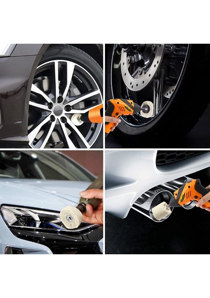 Matkap Parlatma Pedi Tekerlek Seti Için Parlatma Tekerleği 4 Adet Beyaz Flanel Parlatma Paspas Tekerleği 1/4 Inç Altıgen Şaftlı (Yurt Dışından) indirimleri