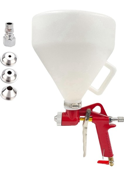 Hava Dokusu Sprey Aleti, 3 Nozullu 1,58 Galon Alçıpan Duvar Boyama Spreyi (4,0 Mm/6,0 Mm/8,0 Mm) Sıva Çamur Duvarlar Için (Yurt Dışından)