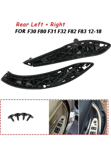 Arka Sol ve Sağ Araba Iç Iç Kapı Çekme Kolu Kapağı Bmw 3 4 Serisi F30/F31/F34/ F32/F33/F36 2012-2018 (Yurt Dışından) fırsatları
