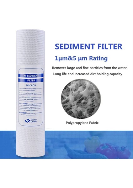 10 Adet Evrensel Su Filtresi Pp Pamuk Filtre Kartuşu Tortu Su Filtreleri Polipropilen Malzeme, 1 Mikrometre (Yurt Dışından) fiyatları