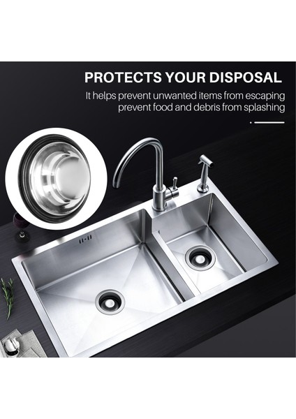 3/8 Inç Mutfak Lavabo Tıpası Paslanmaz Çelik Çöp Imha Fişi Mutfak Lavabo Fişi Standart Mutfak Drenaj Boyutuna Uygun (Yurt Dışından) modelleri