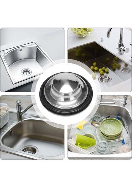 3/8 Inç Mutfak Lavabo Tıpası Paslanmaz Çelik Çöp Imha Fişi Mutfak Lavabo Fişi Standart Mutfak Drenaj Boyutuna Uygun (Yurt Dışından) indirimleri