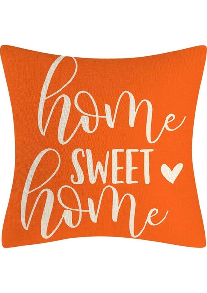 Turuncu Yastık Kılıfları 18X18 4'lü Set Ev Dekoratif Kırlent Kapakları Açık Keten Kanepe Atmak Yastık Kılıfı (Yurt Dışından) modelleri