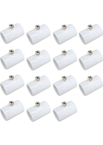 15 Adet 1/2 Inç Pvc Sprey Nozulu Bağlantısı ve Pirinç Sisleme Nozulu Açık Hava Soğutma Sistemi Için (Yurt Dışından)