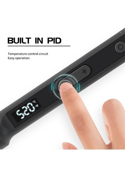100W Dijital Elektrikli Lehimleme Demiri Seti Sıcaklık Ayarlanabilir LCD Ekranlı Lehim Yeniden Işleme Istasyonu Siyah Ab Fişi (Yurt Dışından) fiyatları