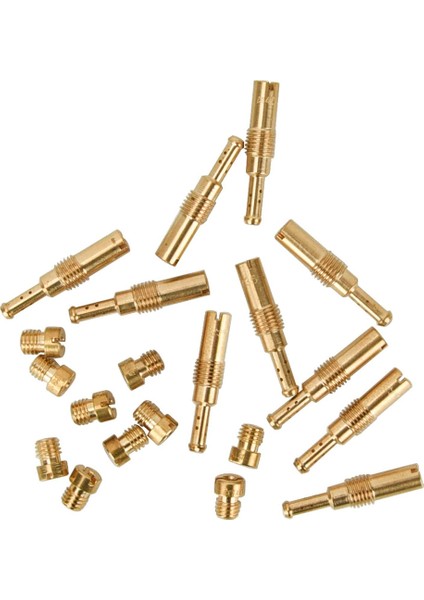 20 Adet Jet Takımı - 10 Adet Karbüratör Ana Jetleri ve 10 Adet Yavaş Pilot Jetleri Pwk Keihin Oko Cvk Pwm Için (Yurt Dışından) indirimleri