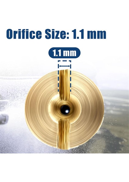 Köpük Topu ve Köpük Yapıcı Için 1,1 mm Delik, Kar Köpük Üfleyici Için Üniversal Dişli Nozul Uçları ve Ağ Filtresi, 4'lü Paket (Yurt Dışından) modelleri