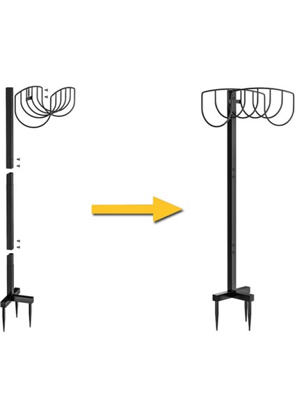 Bahçe Su Hortumu Tutucu-Çıkarılabilir Hortum Tutucu Standı Ağır Hizmet Tipi Metal Hortum Askısı, Bahçe Hortumu Tutucu Depolama Hortumu Rafı (Yurt Dışından) modelleri
