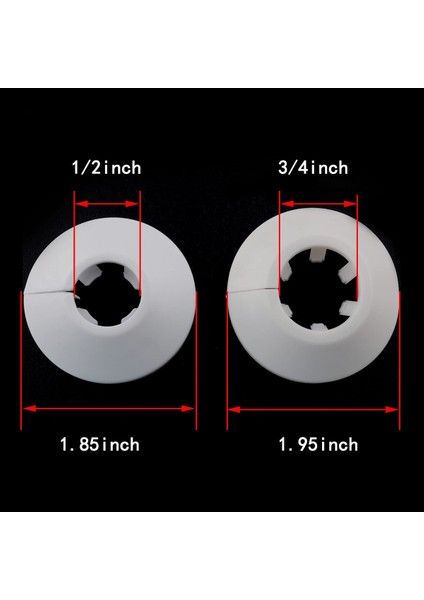 20 Adet 1/2 Inç Flanş Su Borusu Kapağı Dekorasyon 16MM Beyaz Boru Kapağı Duvar Boru Dekorasyon Radyatör (Yurt Dışından) indirimleri