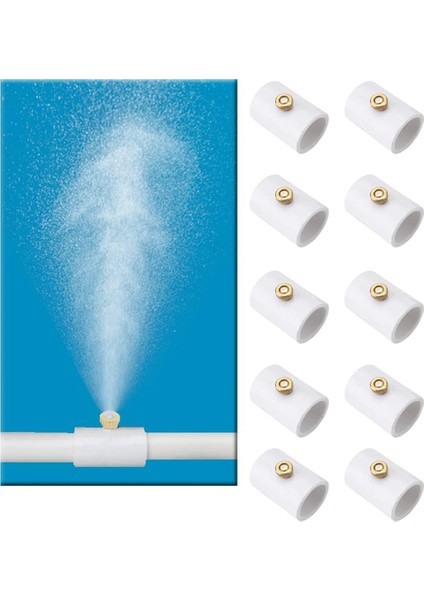 10 Adet 1/2 Inç Pvc Sis Nozulu Sisleme Sistemi Patio Açık Sis Bağlantısı Pvc Bölünmüş Bölüm Sis Nozulu (Yurt Dışından) fiyatları