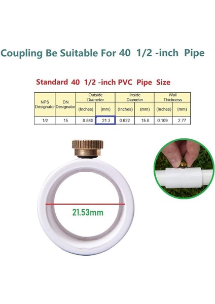 10 Adet 1/2 Inç Pvc Sis Nozulu Sisleme Sistemi Patio Açık Sis Bağlantısı Pvc Bölünmüş Bölüm Sis Nozulu (Yurt Dışından) fırsatları