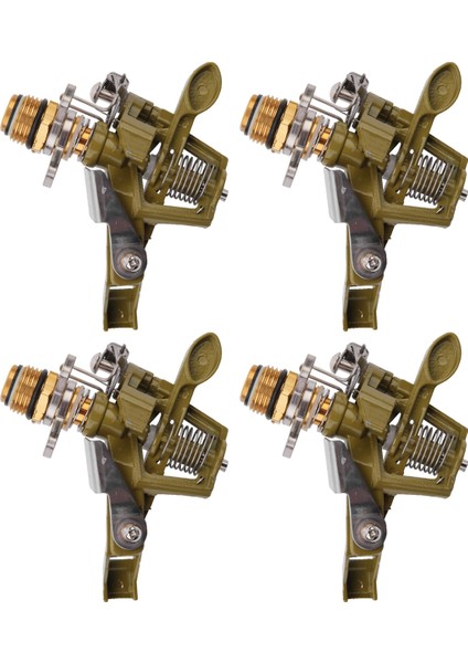 4 Adet 1/2 Inç Ağır Darbeli Yağmurlama Kafası Sulama Için Mükemmel Büyük Bahçeler Hortum Ucu Sprinkler Sulama Araçları (Yurt Dışından) modelleri