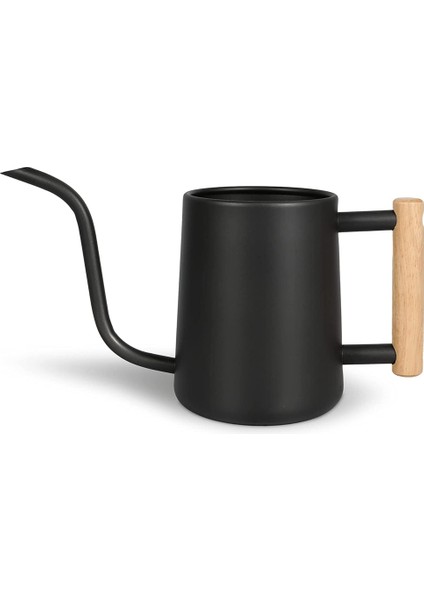 Sulama Kovası Iç Mekan Bitkileri, 35 OZ/1000 ml Metal Paslanmaz Çelik Sulama Kabı, Kapalı Ev Için Uzun Borulu Siyah (Yurt Dışından)