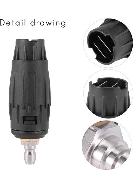 Ayarlanabilir Basınçlı Yı Nozulu Uçları, Değişken Püskürtme Deseni, 1/4 Inç Hızlı Bağlantı Fişi, 3000 Psı (Yurt Dışından) modelleri