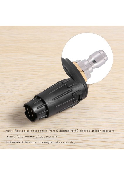 Ayarlanabilir Basınçlı Yı Nozulu Uçları, Değişken Püskürtme Deseni, 1/4 Inç Hızlı Bağlantı Fişi, 3000 Psı (Yurt Dışından) indirimleri