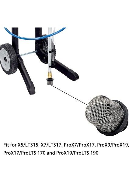 288716 Giriş Emme Süzgeci ve 288749 Havasız Püskürtme Makinesi Filtre Kombinasyonu, Havasız Püskürtme Boyacısına Uygun (Yurt Dışından) modelleri