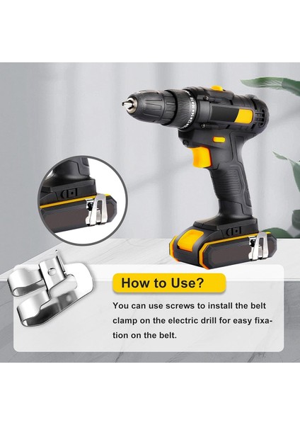 Ryobi Için 8 Adet Kemer Klipsi, Ryobi ve Ridgid Için Vidalı Kemer Kancası 18 Volt Araçları 633586002, Ryobi Makita Dewalt Için (Yurt Dışından) fırsatları
