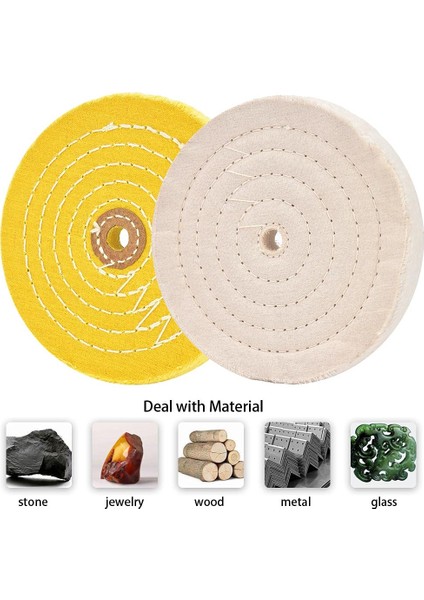 Adet Parlatma Diskleri Parlatma Tekerleği Kiti 150MM Parlatma Çarkı Seti Masa Tampon Parlatıcı Için 12.7mm Mandrel Delikli (Yurt Dışından) fiyatları