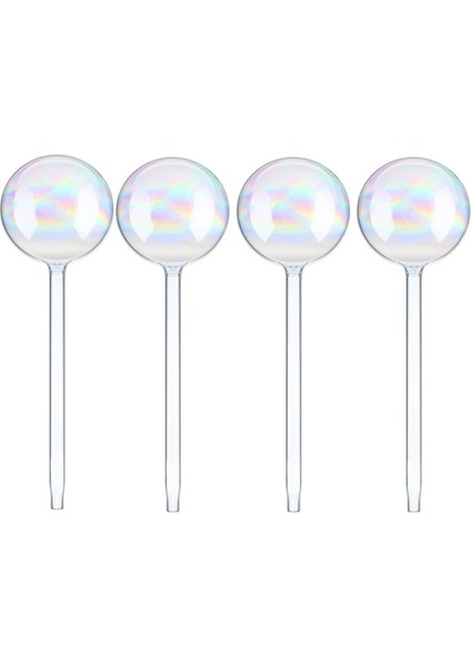 Kapalı Bitkiler Için 4 Adet Bitki Gökkuşağı Sulama Küreleri, Tatil, Seyahat, Kendiliğinden Sulama Kazıkları Için Bitkiler Için Su Ampulleri (Yurt Dışından)