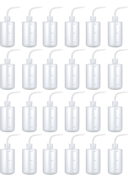 24 Adet 500 ml Yı Şişesi Plastik Sıkılabilir Şişeler Sıvılar Için Şişe Laboratuvar Yı Şişeleri Ekonomi Plastik Sıkılabilir Şişe (Yurt Dışından)