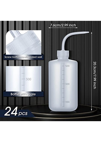 24 Adet 500 ml Yı Şişesi Plastik Sıkılabilir Şişeler Sıvılar Için Şişe Laboratuvar Yı Şişeleri Ekonomi Plastik Sıkılabilir Şişe (Yurt Dışından) fırsatları
